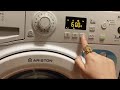 تشغيل غسالة اريستون Ariston Washing Machine Operation 
