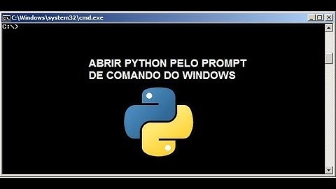 Como rodar o python 3 no CMD do windows