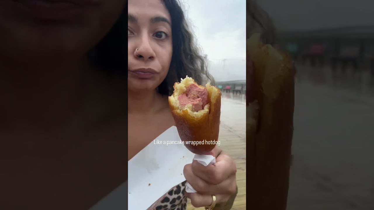 Trying American Things Nj Corndog