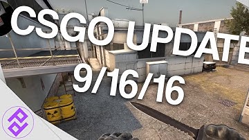 New AWP Sound | CS:GO Update For 9/16/16 (9/17/16 UTC, 1.35.4.8)