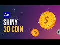 3D Spinning Coin with One Click - After Effects Tutorial [FREE SCRIPT]