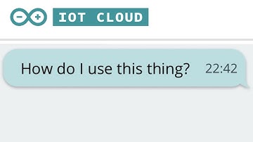 How to Use Arduino IOT Messenger Widget