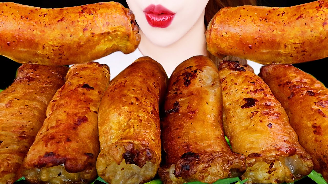 ASMR BEEF LARGE INTESTINES *CRUNCHY DEACHANG EATING SOUNDS MUKBANG 바삭촉촉한 대창 먹방 咀嚼音