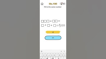 Brain out level no.160 Fill in the same number