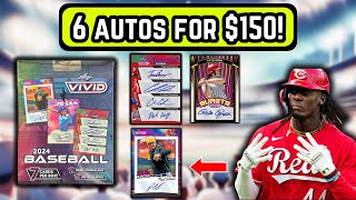 TOP ROOKIE AUTO! 2024 Leaf Vivid Baseball Hobby Box Review!