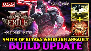 SPIN 2 WIN ⚔️ Whirling Assault Smith of Kitava Build Guide/Update⚔️ PoE2 0.5.5
