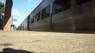 Penn Station Exp of M7's Flying Through Forest Hills Station