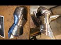 How to make medieval gauntlets. Forging armor