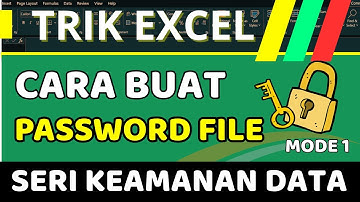 Trk Excel 30 - 🔒 Cara Memberi Password pada File Excel | Lindungi Data Anda! 🔑