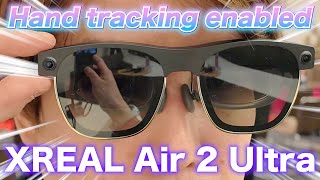 AR Glasses 'XREAL Air 2 Ultra' Review: HandTracking MR [Smart Glasses]