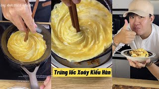 Cách làm Trứng Lốc Xoáy kiểu Hàn vừa thổi vừa ăn siêu ngon nha