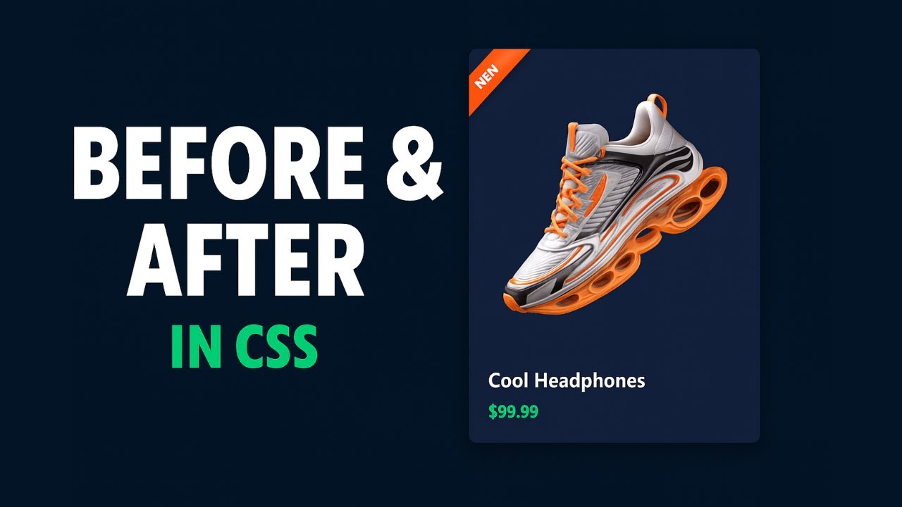 Before Css Learn CSS Pseudo Elements (:before & :after) with Real Projects - YouTube
