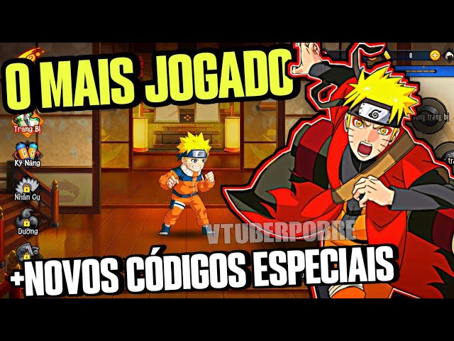 😱LANÇOU!! NOVO JOGO de NARUTO ONLINE MOBILE 2023 (IDLE/RPG) DE