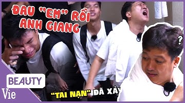 HIEUTHUHAI quằn quại ôm quần khi Trường Giang quất trúng "chổ hiểm" 2NGÀY 1 ĐÊM