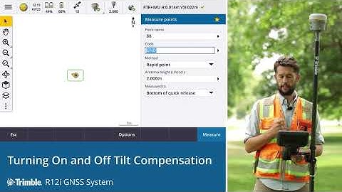R12i Tutorial: Turning On and Off Tilt Compensation