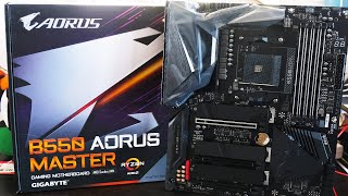 Gigabyte B550 Aorus Master Unboxing
