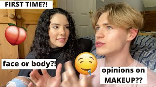 Pretty Boy Answers Questions Girls are TOO SCARED To Ask! | Andrea & Lewis