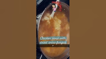 Ginger goji berry dates(soup untuk awet muda)( healthy soup)white mushrooms  chicken soup 💗