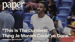 Ja Morant Suspended For Flashing Gun On IG Live | Paper Route Clip