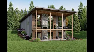 Beautiful Two-Story Modern House 5032-00319