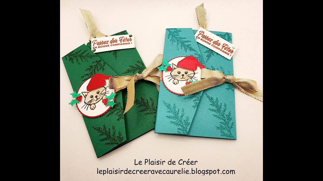 Carte pochette cadeau [Tuto-Vidéo]