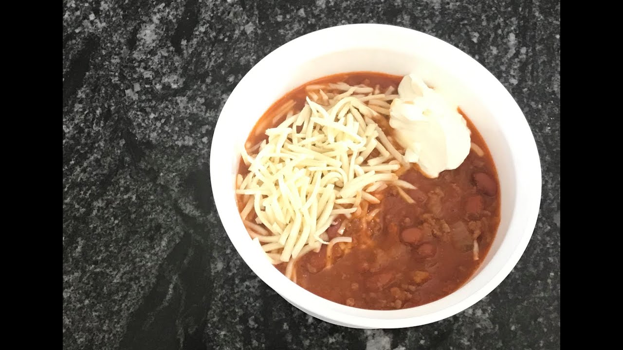 The only chili You will make//Simple & Delicious//my wife loves it//great appetizer for Super Bowl