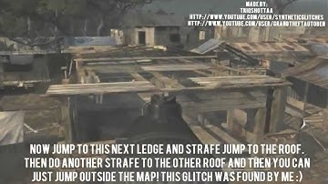 MW3 GLITCHES - *NEW* Out of Map on 