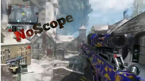 Cross map no scope on infection-Black ops 3