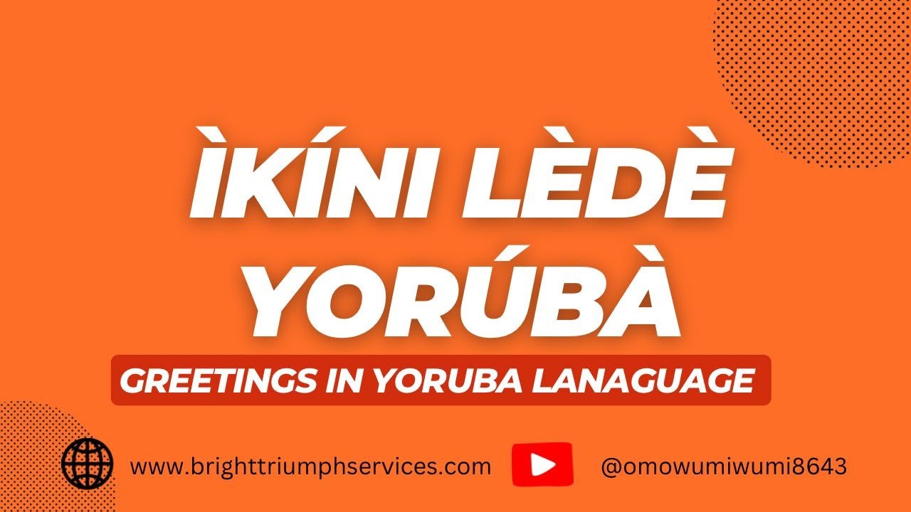 IKINI NI EDE YORUBA YouTube ikini-ni-ede-yoruba-youtube