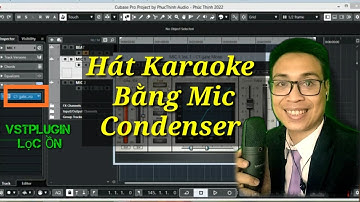 Vstplugin C1 gate Lọc ồn giúp hát Karaoke bằng Mic Condenser Trên Cubase 10, 11, 12.