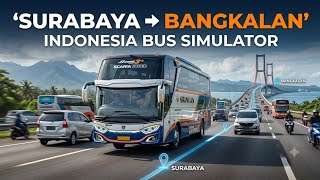 Surabaya to Bangkalan Route 🇮🇩 | Indonesia Bus Simulator | Driving Gameplay screenshot 1