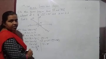 9th Maths  lines and angles exercise 4.2 problem 4