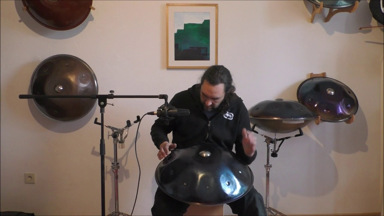 Handpan Baur&Brown Co LLib Ri D-Minor The Nu Blu