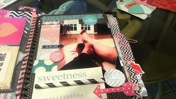 Heidi Swapp Memory File album flip thru