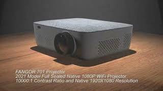[ REVIEW ] 5G WiFi Projector 4K Supported - Projector Bluetooth Outdoor  for Phone/PC/DVD/TV/PS4. screenshot 4
