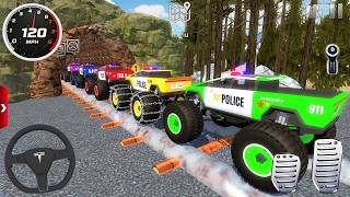 Extreme Off-Road Monster Truck Driver Racing #2 - Police Car Stunt Driving - Android GamePlay screenshot 5