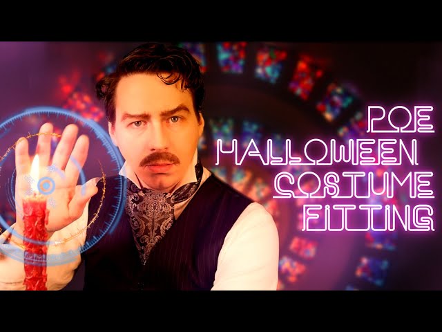 Poe Altered Carbon Halloween Costume Fitting 🎃 ASMR Cyberpunk Roleplay 🦇