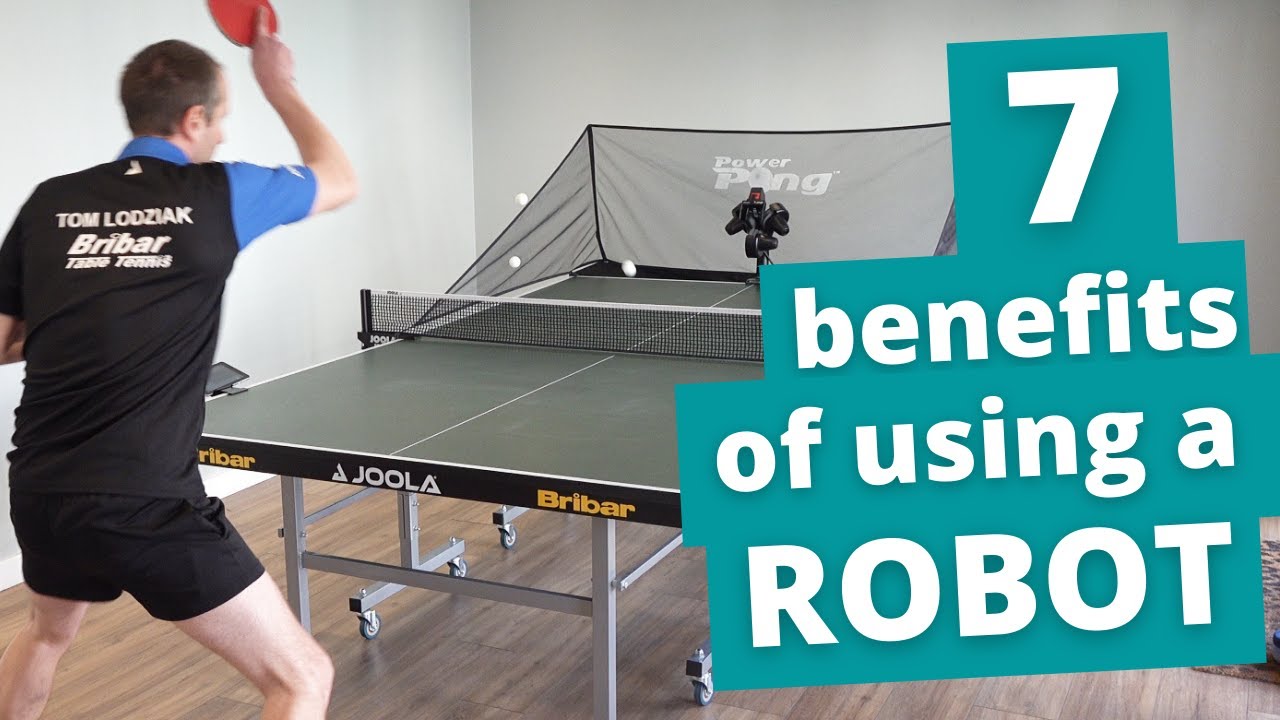7 benefits of using a table tennis robot - YouTube
