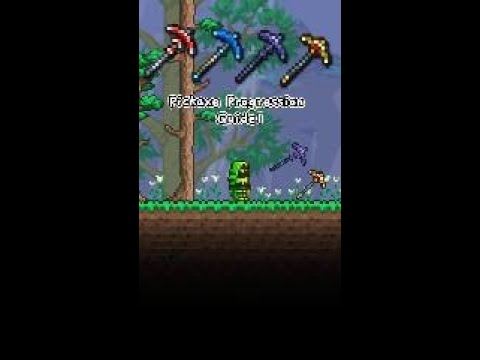 Complete Terraria Pickaxe Guide! #terraria - YouTube
