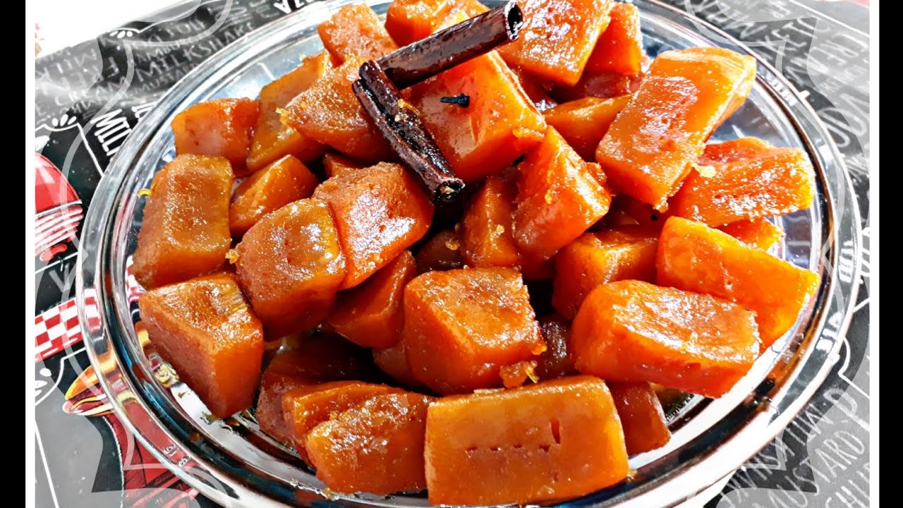 O verdadeiro  doce de abóbora tijolinho delícia