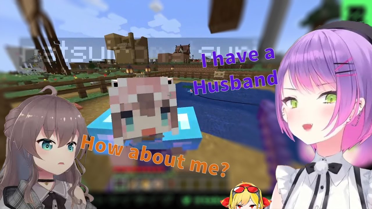 Matsuri Learns Some New Truths about Towa when she goes Fishing with her...in Minecraft!!!