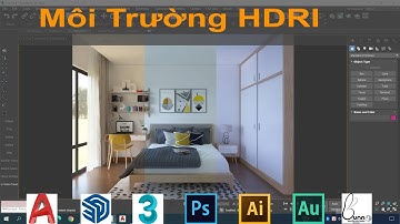Hướng dẫn thiết lập ánh sáng tự nhiên với HDRI 3dmax | Ánh sáng môi trường nội thất trong 3dmax 2022