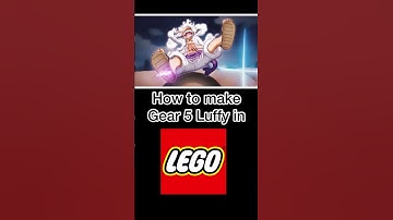 How to build Gear 5 Luffy from One Piece in LEGO! #onepiece #anime #gears5 #lego #luffy #otaku #2023