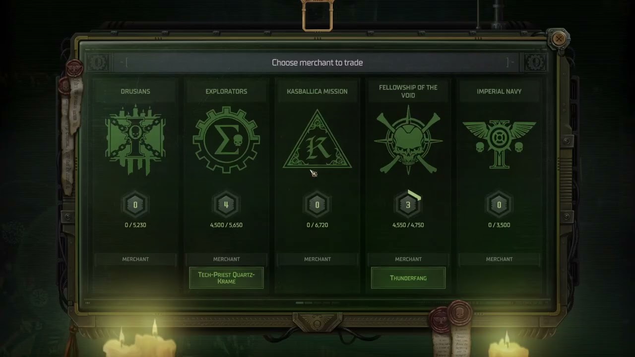 Unfair Grim Darkness Soldier: Freight Line, Cenobium, and Triumph