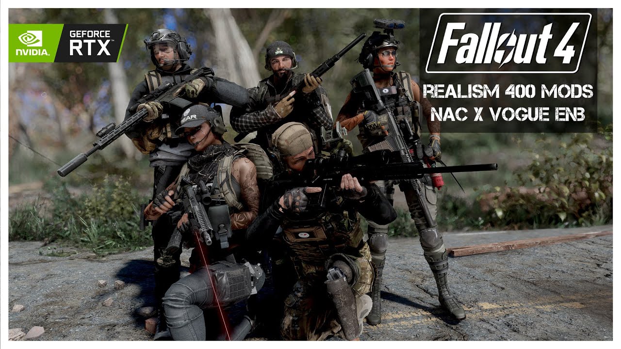 15 Minutes of Ultra Modded Fallout 4 Gameplay in 2021 I 400 Mods I NAC X VOGUE I RTX 2080 Super