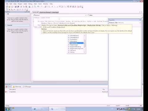 Visual Basic 2008 | #1 Hello World Tutorial