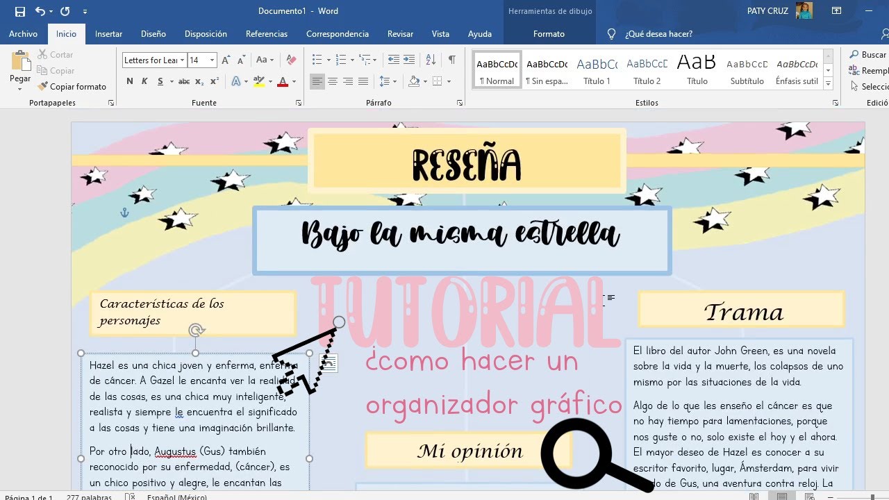 Como hacer graficos en word