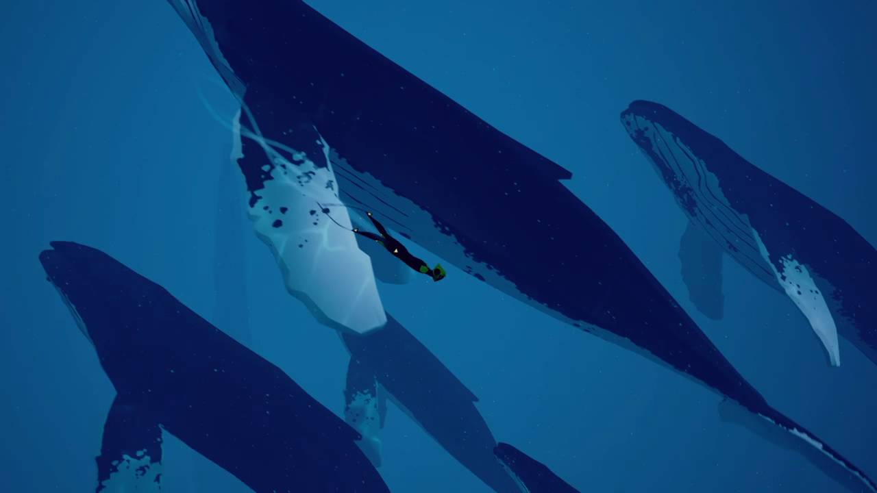 ABZÛ_Swimming with the whales
