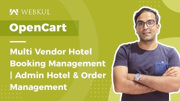 OpenCart Multi Vendor Hotel Booking Management | Admin Management Options