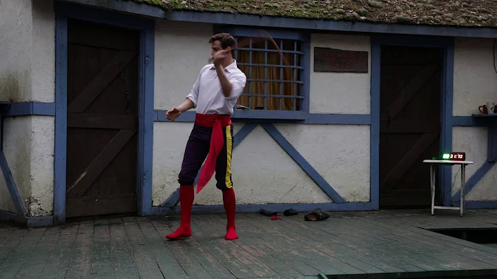 Jacques Ze Whipper Most Bullwhip Cracks in One Minute